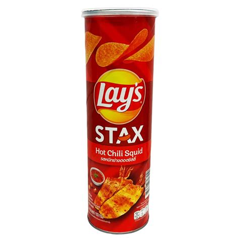 Lay's Stax Hot Chili Squid — Order Exotic Snacks