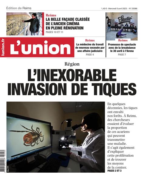 L Union L Ardennais on Twitter À la Une des éditions de la Marne ce