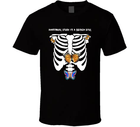 Halsey Without Me Skelleton Butterfly T Shirt