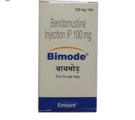 Bendamustine Injection Emcure Packaging Type Box At Rs 900vial In