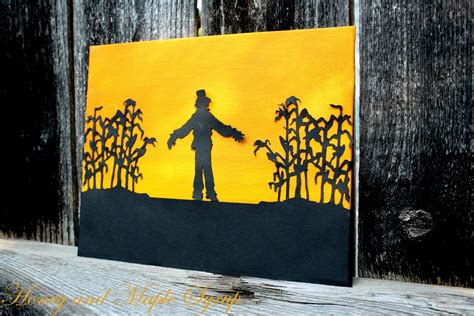 Honey and Maple Syrup: Scarecrow in a Corn Field