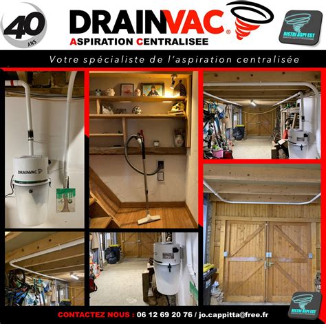 Centrale Daspiration Drainvac Avec Flexible R Tractable Arcey