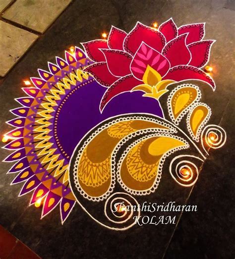 Easy And Simple Rangoli Design Images For Diwali 2020 | Venuemonk | Simple rangoli designs ...