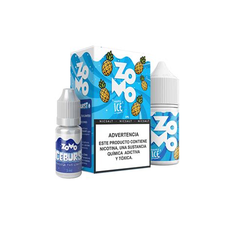 NicSalt Zomo Ice Burst Pineapple Ice 30ml 35mg VapeLandBR