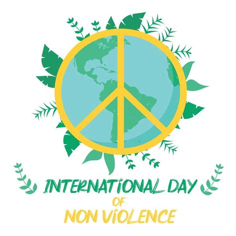 International day of non-violence 12254769 Vector Art at Vecteezy