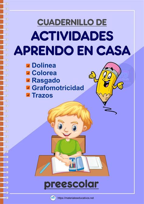 Cuadernillo De Actividades Aprendo En Casa Preescolar Libros De Actividades Libros De