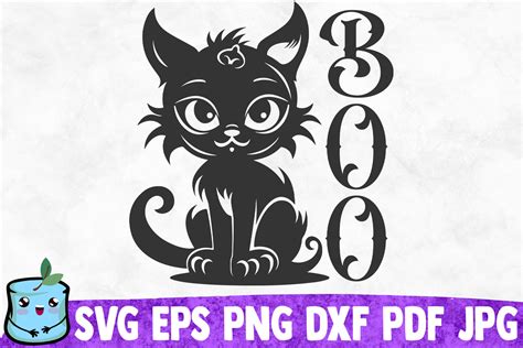 Boo Cat By Mintymarshmallows Thehungryjpeg