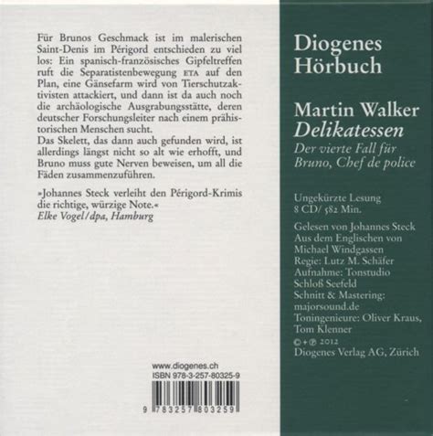 Martin Walker Delikatessen 8 Cds Jpc