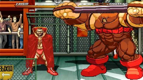 Zangief Vs Juggernaut Super Epic Fight Youtube