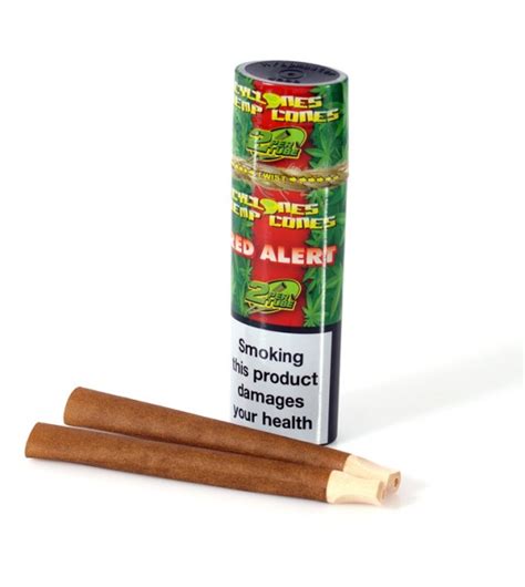 Cyclones Pre Rolled Hemp Cone Red Alert Flavour