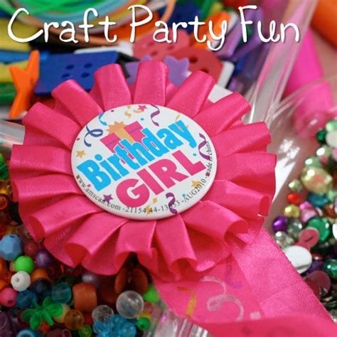 Craft Party Birthday Ideas 100 Directions