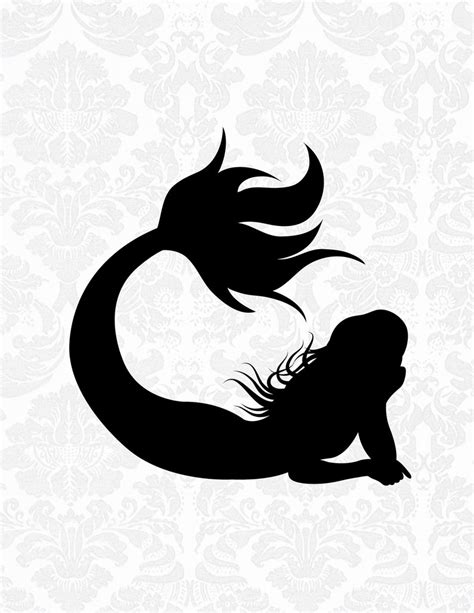 Mermaid Svg Bundle Mermaid Svg Clipart Mermaid Silhouette Etsy