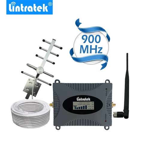 Lintratek Powerful GSM Repeater 900MHz LCD Display GSM Cellular Signal