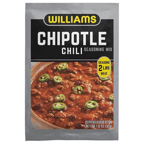 Williams Chipotle Chili Seasoning – Salsa Express