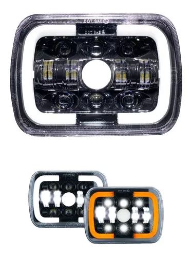 Faro Unidad 14 Led 5x7 6052 Alta Baja Centro Gel Bicolor F1 Envío gratis