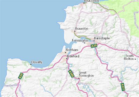 michelin appledore map viamichelin