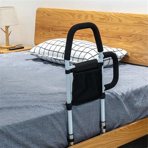 Leachoi Bed Rails For Elderly Adults Bed Assist Rail With Dual Grab