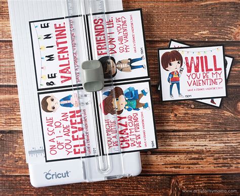 Free Printable Stranger Things Valentines Artsy Fartsy Mama