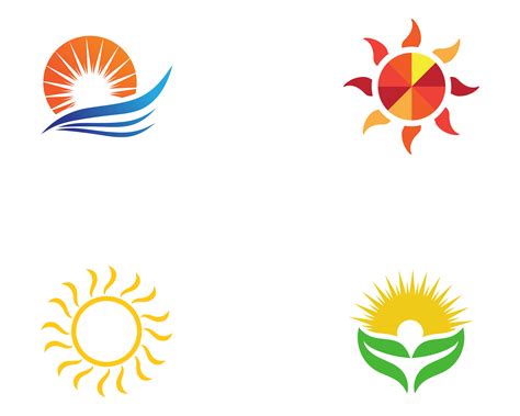 sun logo vector templates 585023 Vector Art at Vecteezy