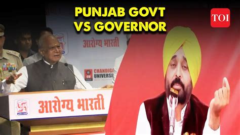 Punjab Government Vs Governor Supreme Court Seeks Updated Status