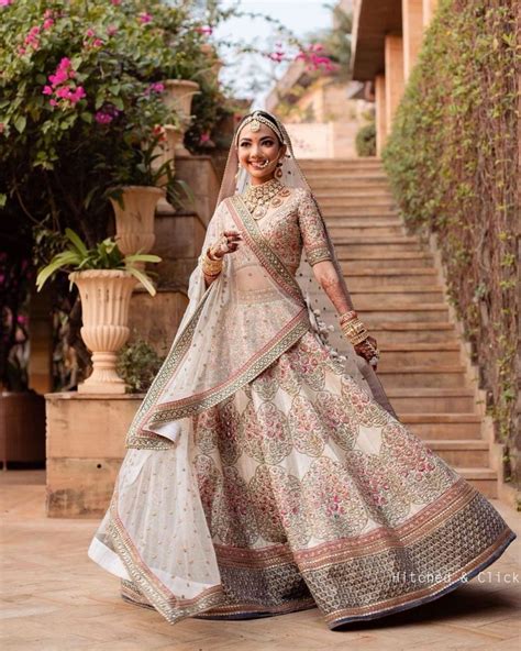 Ivory And Pink Lehenga Atelier Yuwa Ciao Jp