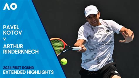 Pavel Kotov V Arthur Rinderknech Extended Highlights Australian Open