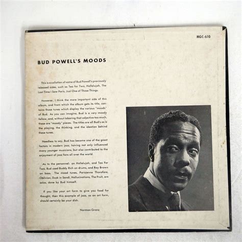 Yahoo Bud Powell Moods Clef Mgc Lp