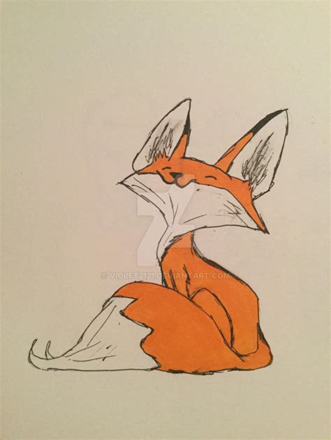 Cute fox by Violet2121 on DeviantArt