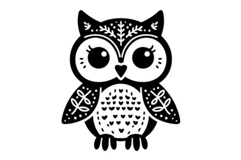 Adorable Owl SVG Image Cute Bird PNG Graphic By Artful Assetsy