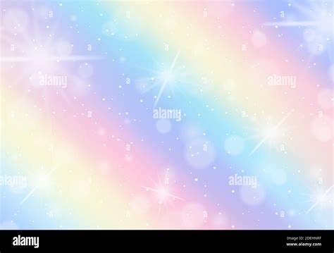 Rainbow Pastel Blurred Background Illustration Stock Vector Image And Art