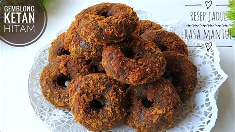 Resep Gemblong Ketan Hitam Gula Merah Enak Banget Kering Diluar Lembut