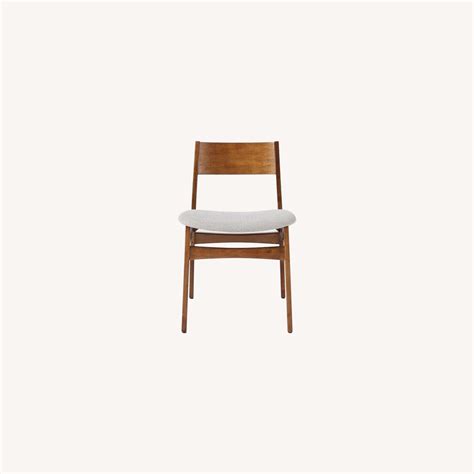 West Elm Baltimore Dining Chair Setof Twill Dove Aptdeco