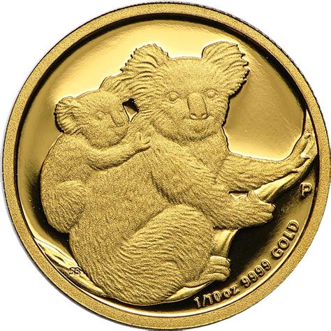 15 Dollars Elizabeth II 4th Portrait Koala Gold Bullion Coin