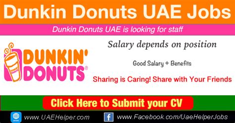 Dunkin Donuts Careers Dubai