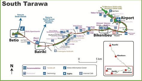 South Tarawa Map