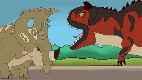 Sinoceratops vs Carnotaurus (Jw HH style) by Francoraptor2018 on DeviantArt