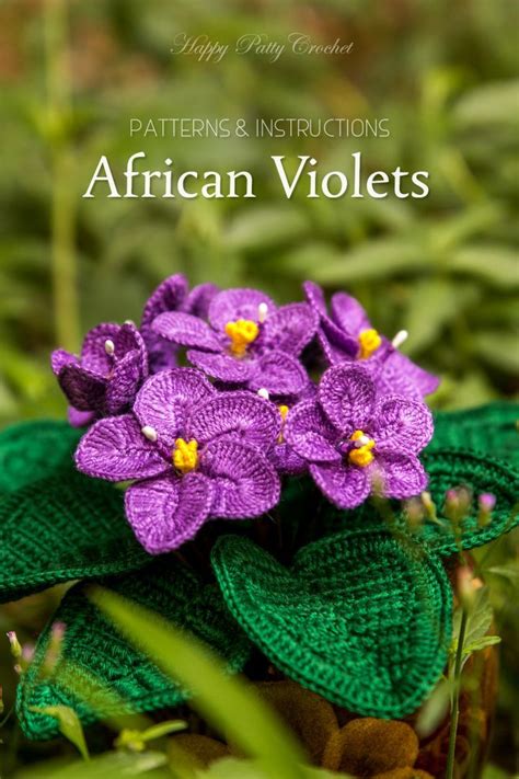 Crochet African Violet Pattern By Happy Patty Crochet The Classic