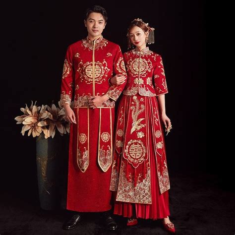 Traditional Chinese Bridegroom Red Gem