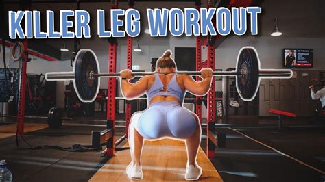 Killer Leg Day Workout Full Sets Reps Glutes Hamstrings And Quads