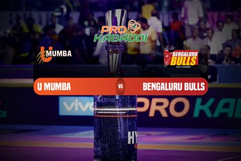 Pkl 2021 U Mumba Beat Bengaluru Bulls 46 30 In Season Opener