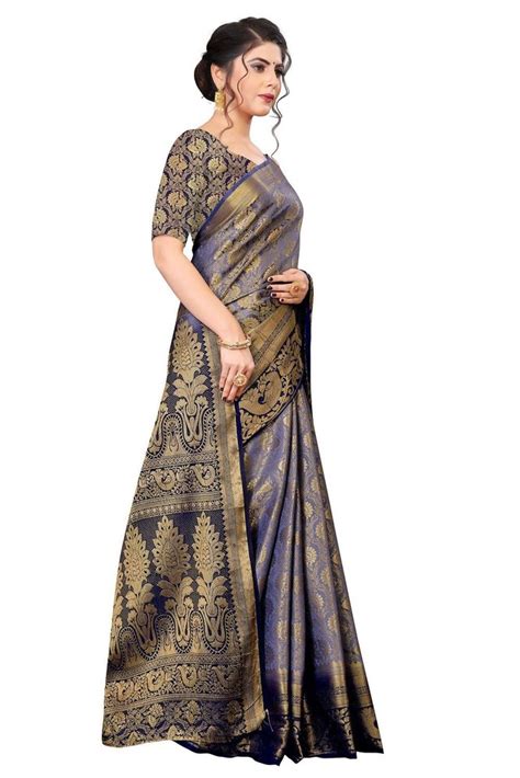 Tilak Mart Wedding Wear 2303 Banarasi Silk Saree 5 5 M Separate Blouse Piece At Rs 999 In Surat