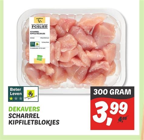 Scharrel Kipfiletblokjes G Aanbieding Bij Dekamarkt