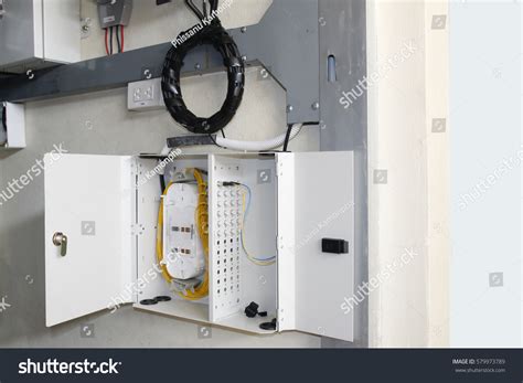 Fiber Optic 24 Core Wiring Inside Stock Photo 579973789 Shutterstock