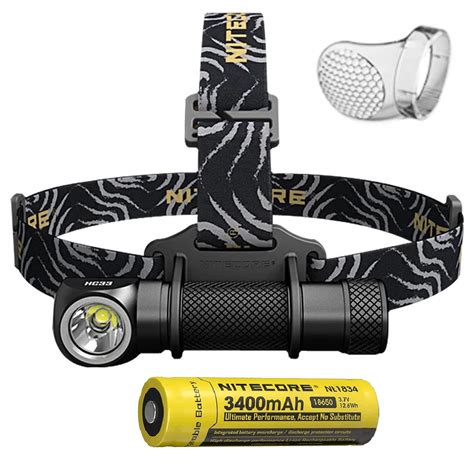 Nitecore Linterna LED HC33 Cree XHP35 HD 1800lm Linterna Frontal