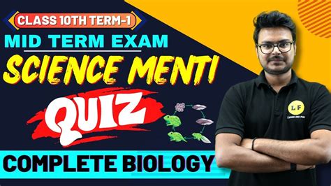 Class 10 Science Menti Quiz Mid Term Exam 2023 24 Complete Biology