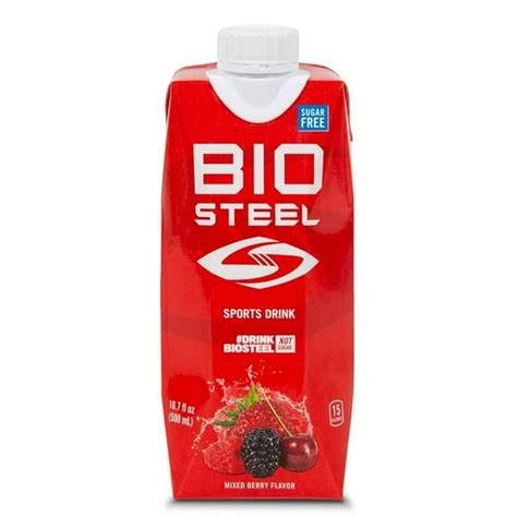 Bebida Para Deportistas Bio Steel Sabor A Frutos Rojos 500 Ml Walmart