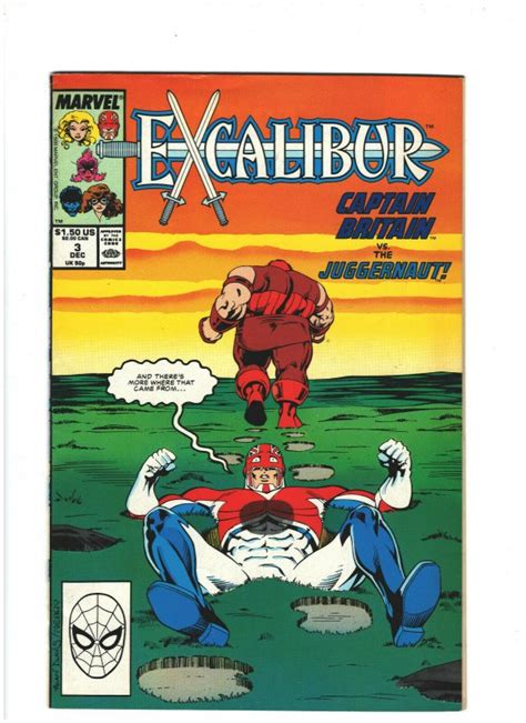 Excalibur Vf Marvel Comics Claremont Vs The Juggernaut