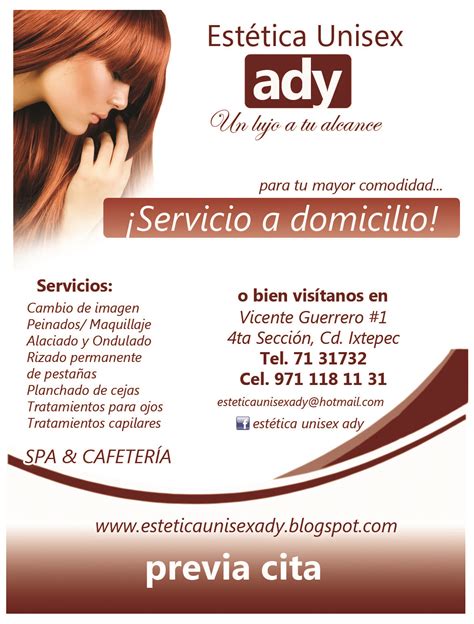 EstÉtica Unisex Ady Un Lujo A Tu Alcance