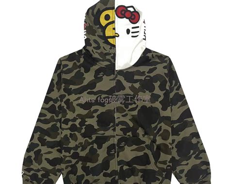 Bape X Hello Kitty Hoodie Pandafinds