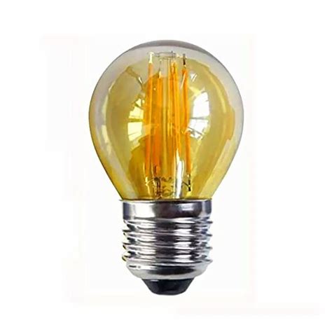 Glass G45 Led Filament Bulb Base Type E27 4 W At ₹ 85piece In Chennai Id 25499242597